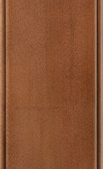 Wellborn Cabinet Sample Chip in Cherry and Character Cherry with Caramel Java finish.