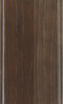 Wellborn Cabinet Sample Chip in Hickory with Drift Pewter finish.