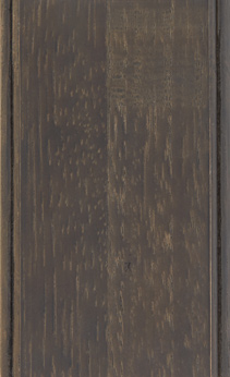 Wellborn Cabinet Sample Chip in Hickory with Gauntlet Charcoal finish.