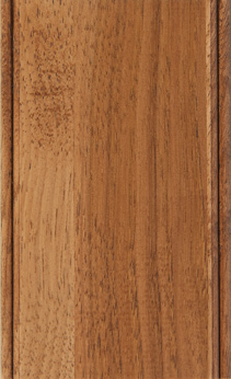 Wellborn Cabinet Sample Chip in Hickory with Ginger Java finish.