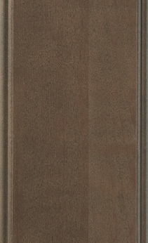 Wellborn Cabinet Sample Chip in Maple and Character Maple with Drift Slate finish.