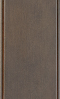 Wellborn Cabinet Sample Chip in Maple and Character Maple with Gauntlet Java finish.