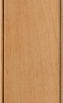 Wellborn Cabinet Sample Chip in Character Maple and Maple with Ginger Charcoal finish.