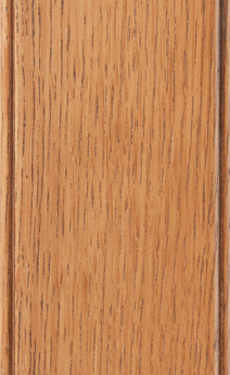 Wellborn Cabinet Sample Chip in Oak with Ginger Java finish.