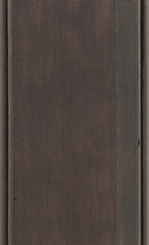 Wellborn Cabinet Sample Chip in Cherry and Character Cherry with Gauntlet Charcoal finish.