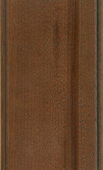 Wellborn Cabinet Sample Chip in Hickory with Sable Charcoal finish.