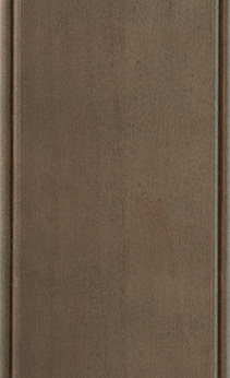 Wellborn Cabinet Sample Chip in Maple and Character Maple with Drift Java finish.