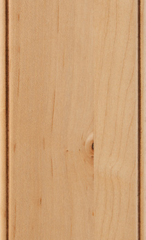 Wellborn Cabinet Sample Chip in Maple and Character Maple with Honey Java finish.