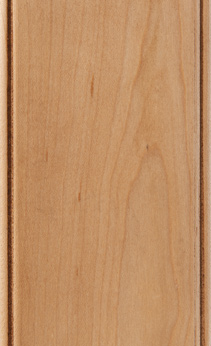 Wellborn Cabinet Sample Chip in Maple and Character Maple with Light Java finish.