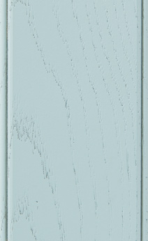 Wellborn Cabinet Sample Chip in Oak with Aqua Granite finish.