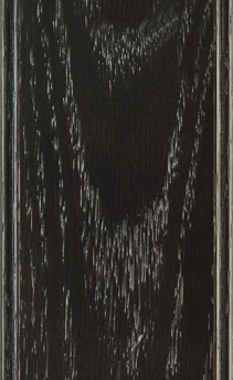 Wellborn Cabinet Sample Chip in Oak with Nightfall Pewter finish.