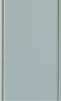 Wellborn Cabinet Sample Chip in Medium Density Fiberboard with Aqua Java finish.