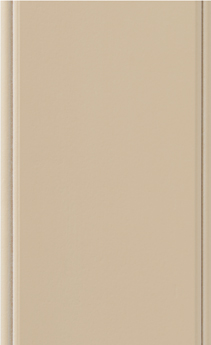 Wellborn Cabinet Sample Chip in Medium Density Fiberboard with Pebble Pewter finish.