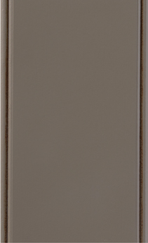 Wellborn Cabinet Sample Chip in Medium Density Fiberboard with Mink Gray Java finish.