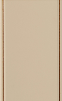 Wellborn Cabinet Sample Chip in Medium Density Fiberboard with Pebble Java finish.