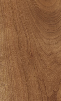 Wellborn Cabinet Sample Chip in Cherry and Character Cherry with Ginger finish.