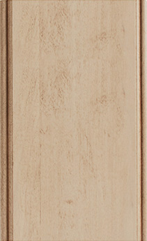 Wellborn Cabinet Sample Chip in Maple and Character Maple with Boardwalk finish.