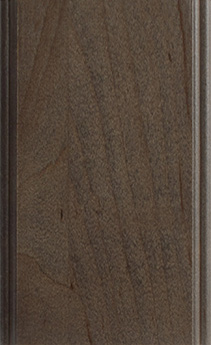 Wellborn Cabinet Sample Chip in Maple and Character Maple with Peppermill finish.