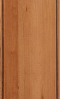 Wellborn Cabinet Sample Chip in Cherry and Character Cherry with Natural Java finish.