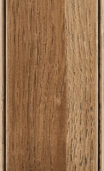 Wellborn Cabinet Sample Chip in Hickory with River Rock Charcoal finish.