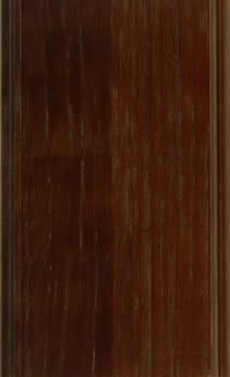 Wellborn Cabinet Sample Chip in Hickory with Sienna Charcoal finish.