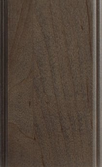 Wellborn Cabinet Sample Chip in Maple and Character Maple with Peppermill finish.