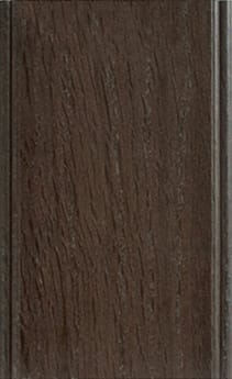 Wellborn Cabinet Sample Chip in Oak with Peppermill finish.