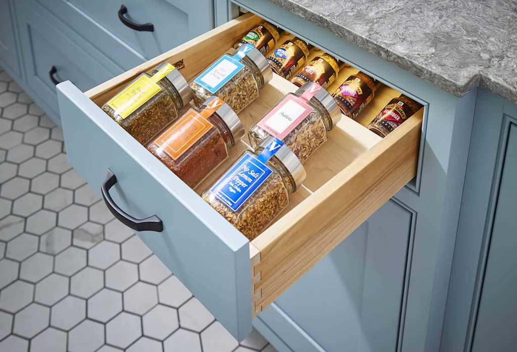 framed cabinet drawer
