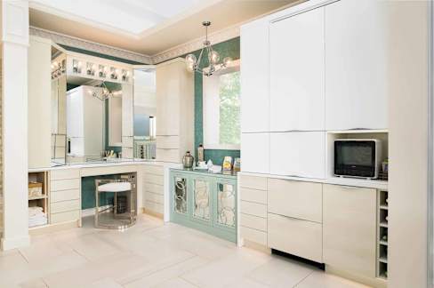 hollywood glam master bathroom suite