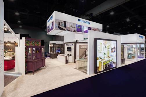 wellborn cabinet kitchen and bath industry show exhibit