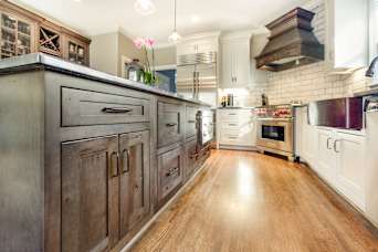single level multipurpose island transitional 
