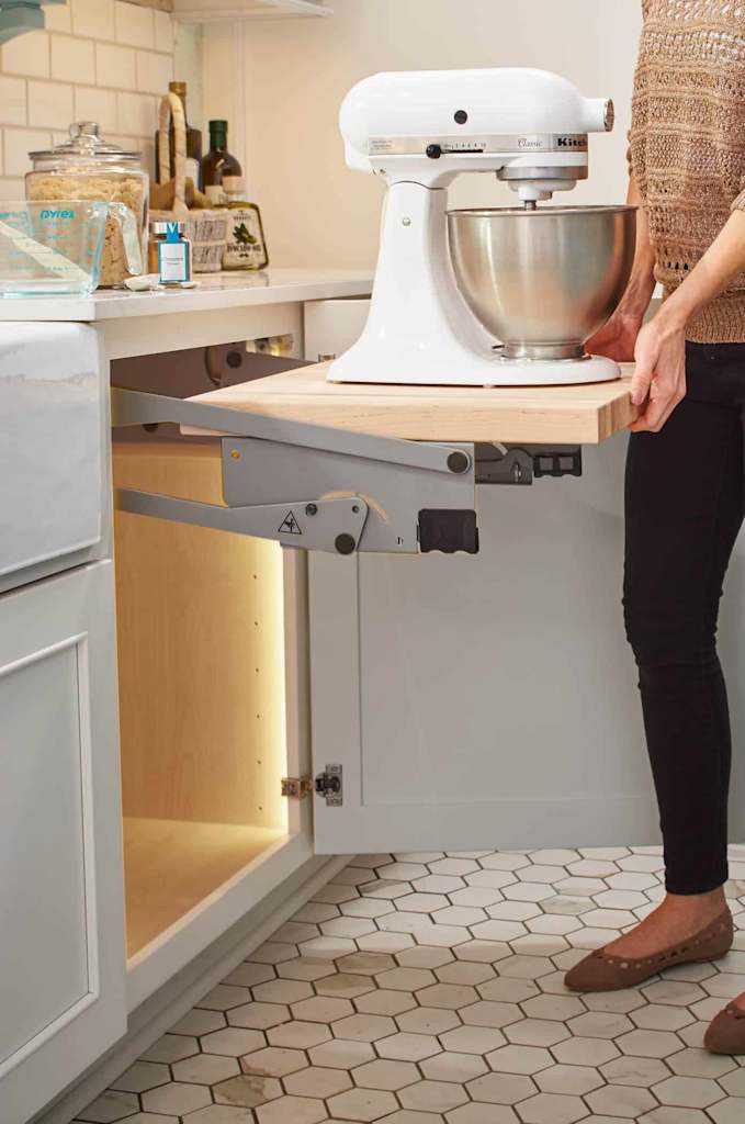 appliance pull-out for kitchen cabinets