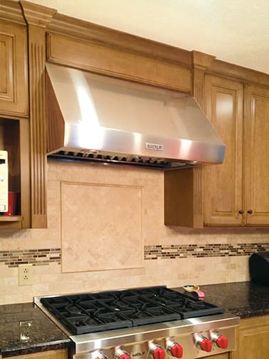 These Brown and Light cabinets for the 2013 Design Contest and Residential Home home were provided by Wellborn Cabinet, Inc.