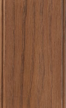 Wellborn Cabinet Sample Chip in Oak with Nutmeg Java finish.