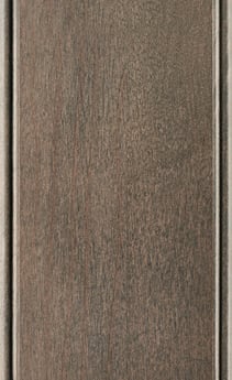 Wellborn Cabinet Sample Chip in Maple and Character Maple with Castle Charcoal finish.