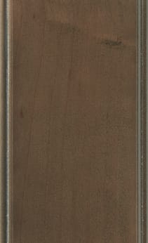 Wellborn Cabinet Sample Chip in Maple and Character Maple with Drift Pewter finish.