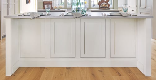 These ColorInspire cabinets for the 2020 Idea House, Residential Home, and Southern Living home were provided by Wellborn Cabinet, Inc.