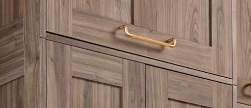 Morristown is Decorative Laminate Veneer Door door group with a Square and Recessed cabinet door from Wellborn Cabinet.