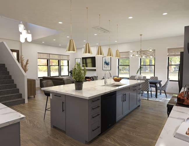 Sandia is Wood Door door group with a Recessed and Square cabinet door from Wellborn Cabinet.
