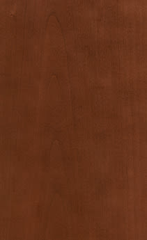 Wellborn Cabinet Sample Chip in Cherry and Character Cherry with Caramel finish.