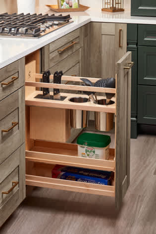 Chelsea and Morristown is Decorative Laminate Veneer Door door group with a Recessed and Square cabinet door from Wellborn Cabinet.