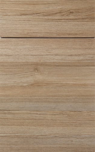 Soho is Decorative Laminate Veneer Door door group with a Slab cabinet door from Wellborn Cabinet.