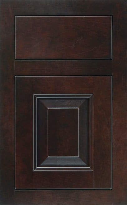 Davenport Square Inset is a Square and Raised cabinet door from Wellborn Cabinet.