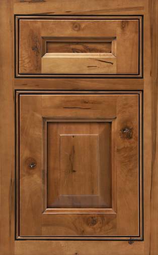 Davenport Square Inset is a Raised and Square cabinet door from Wellborn Cabinet.