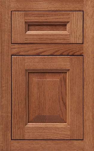Davenport Square Inset is a Square and Raised cabinet door from Wellborn Cabinet.
