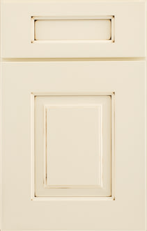 Trestle is a Square and Raised cabinet door from Wellborn Cabinet.