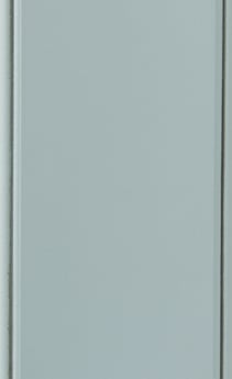 Wellborn Cabinet Sample Chip in Medium Density Fiberboard with Aqua Granite finish.