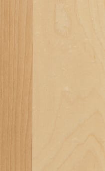 Wellborn Cabinet Sample Chip in Maple and Character Maple with Natural finish.