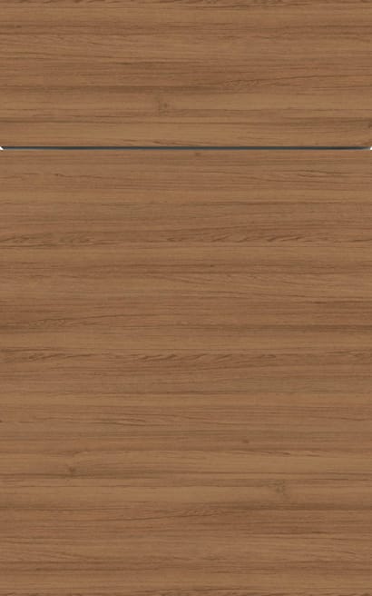 Bel-Air is Decorative Laminate Veneer Door door group with a Slab cabinet door from Wellborn Cabinet.