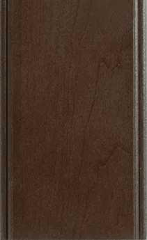 Wellborn Cabinet Sample Chip in Cherry and Character Cherry with Peppermill finish.